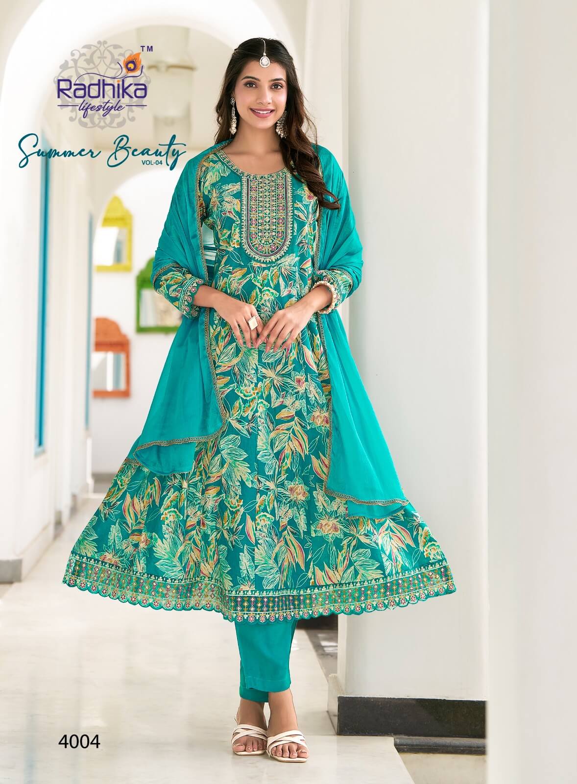 Radhika Lifestyle Summer Beauty Vol 4 Anarkali Suits Catalog collection 6