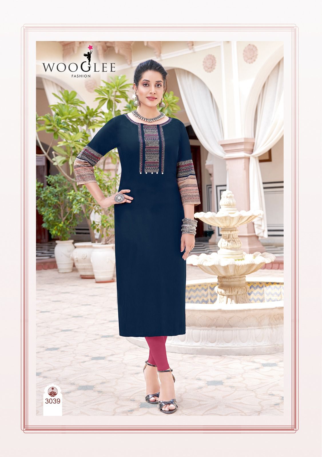 Wooglee Fashion Salonee Vol 8 Rayon Kurti Catalog collection 5