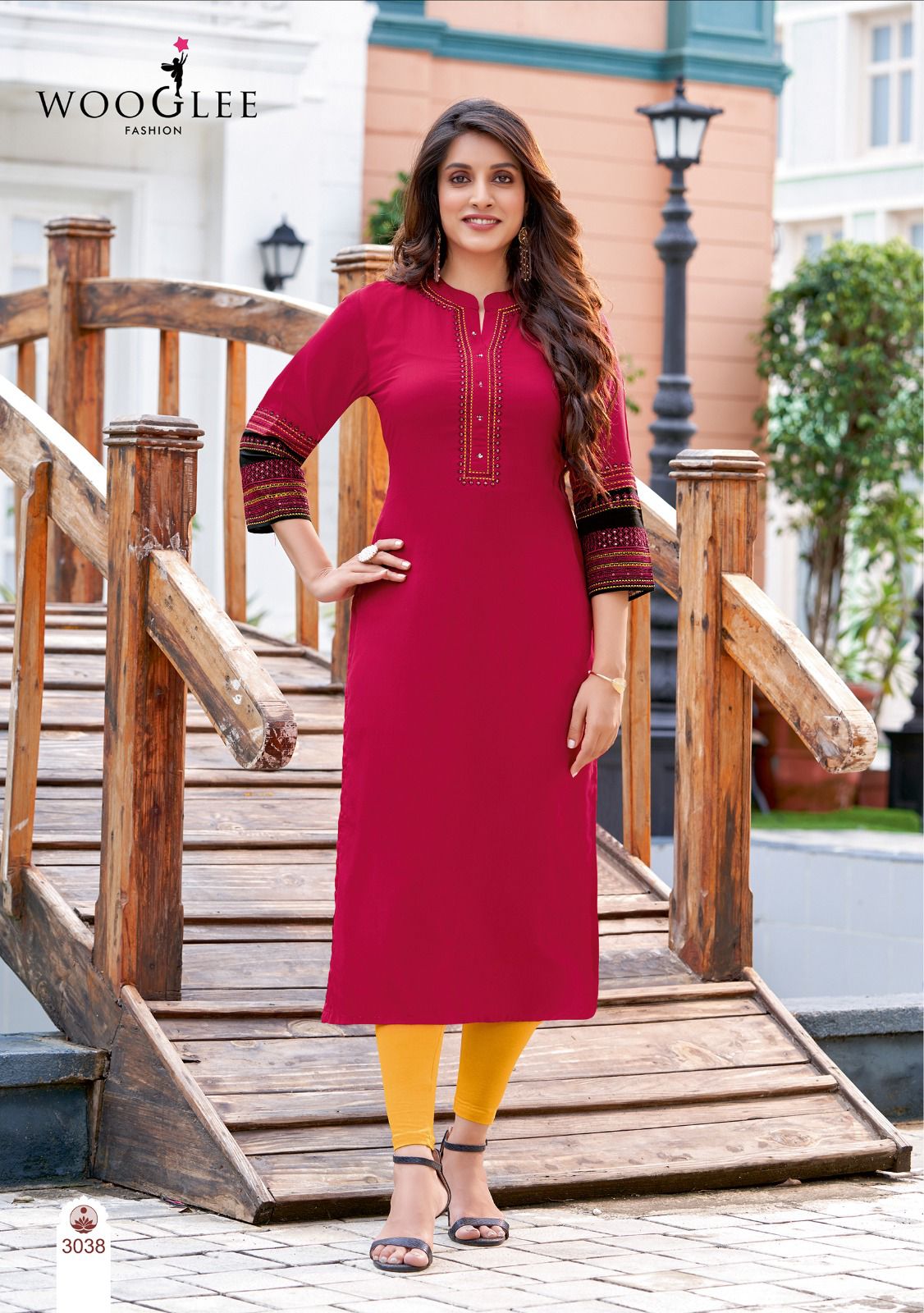 Wooglee Fashion Salonee Vol 8 Rayon Kurti Catalog collection 4