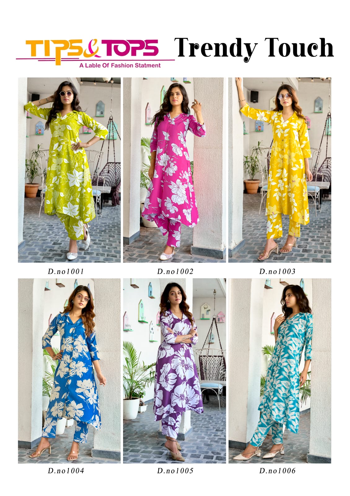 Tips And Tops Trendy Touch Co Ord Set Catalog collection 7