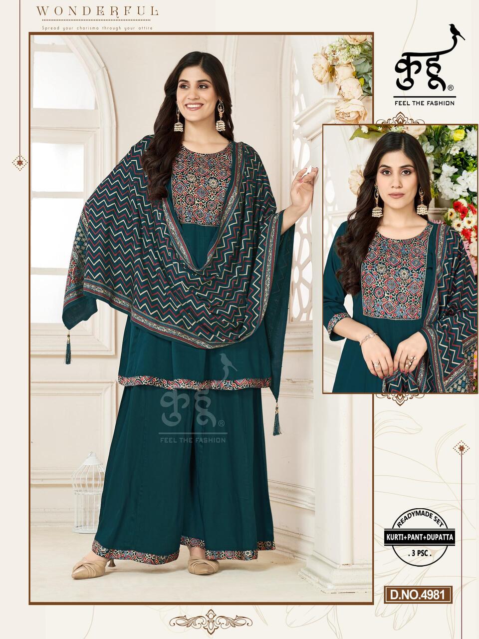Kuhoo Beauty Readymade Dress Size Set collection 8