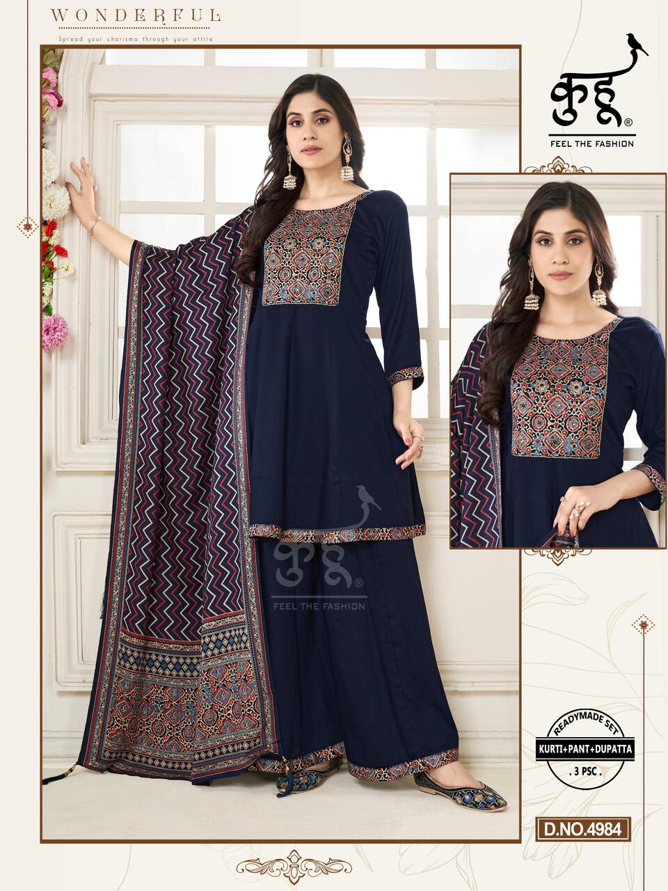 Kuhoo Beauty Readymade Dress Size Set collection 5
