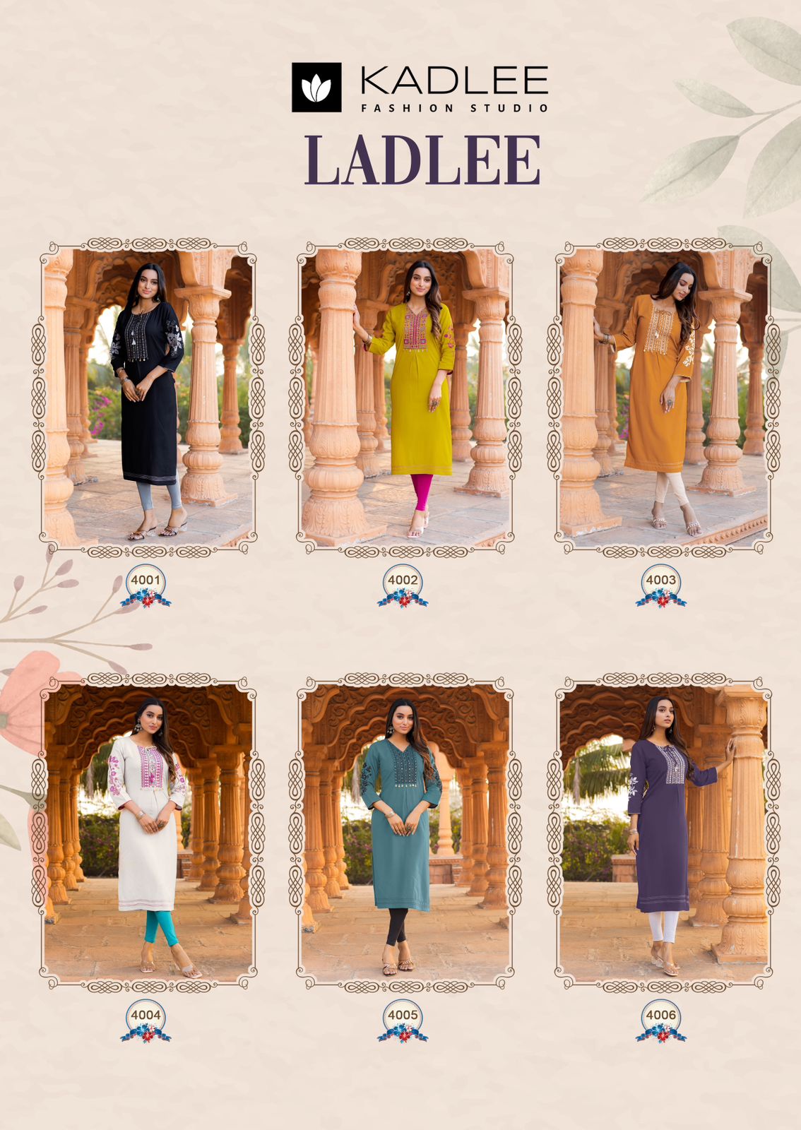 Kadlee Ladlee Rayon Kurti Catalog collection 10