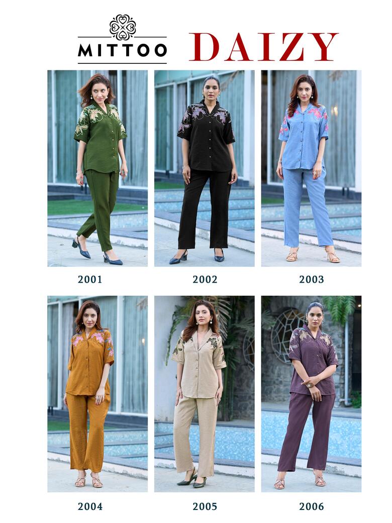 Mittoo Kurti Daizy Co Ord Set Catalog collection 10