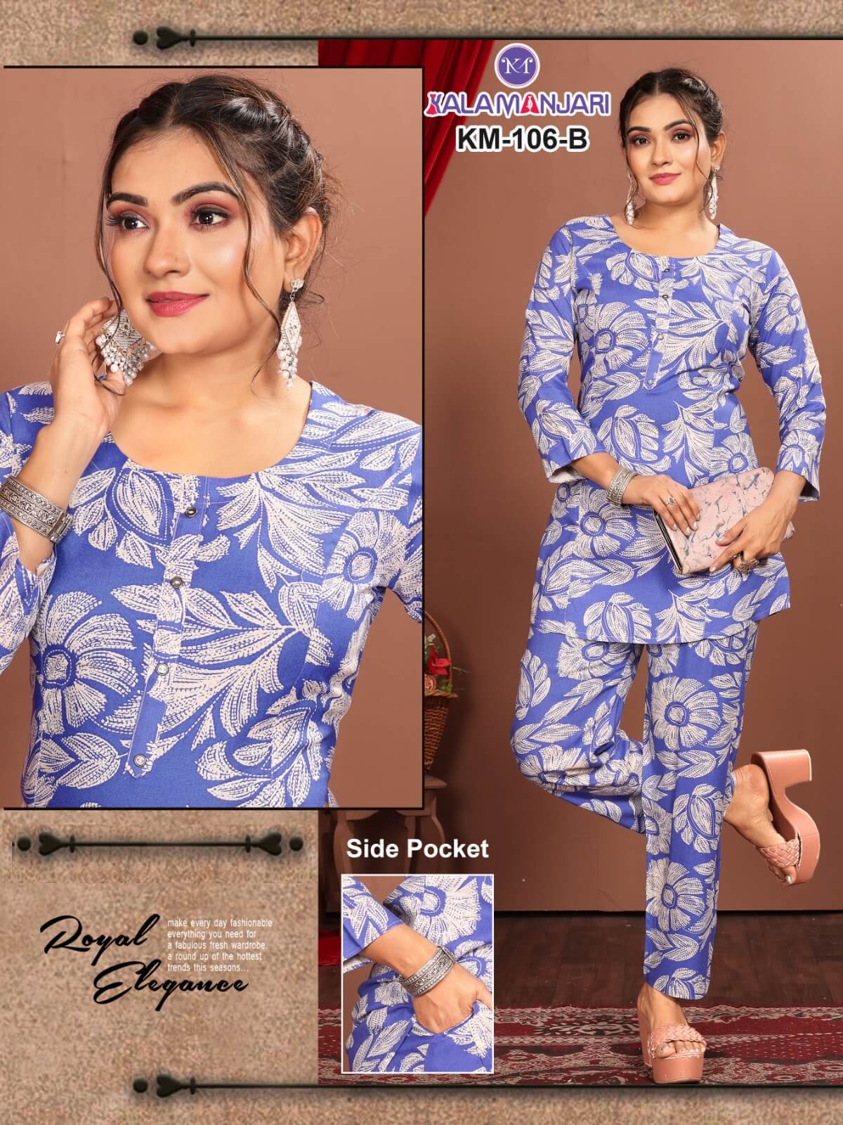 Karissa Kalanjari Co Ord Set Size Set Catalog collection 3