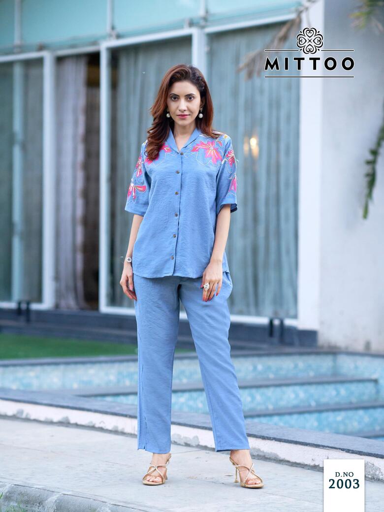 Mittoo Kurti Daizy Co Ord Set Catalog collection 6