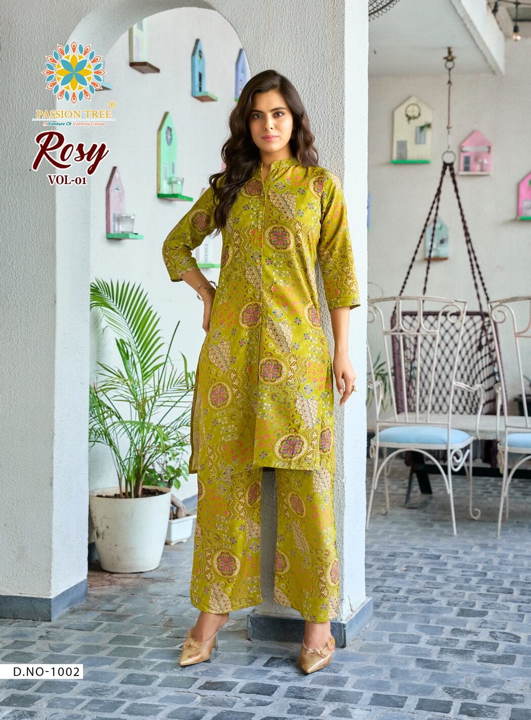 Passion Tree Rosy Kurtis With Bottom Catalog collection 5