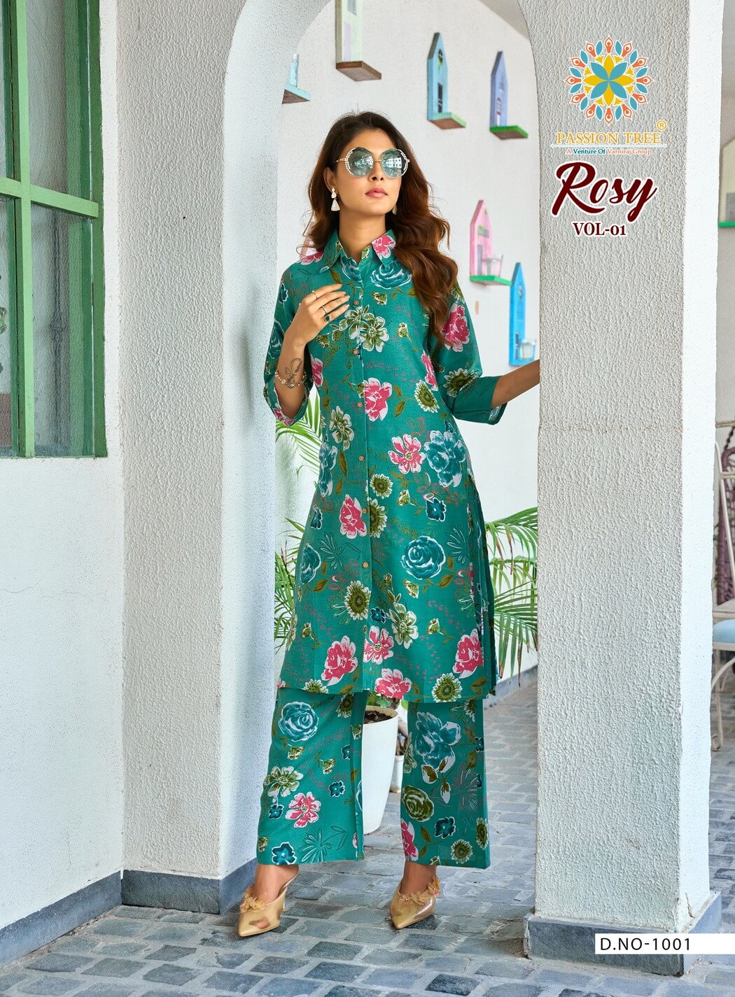 Passion Tree Rosy Kurtis With Bottom Catalog collection 7