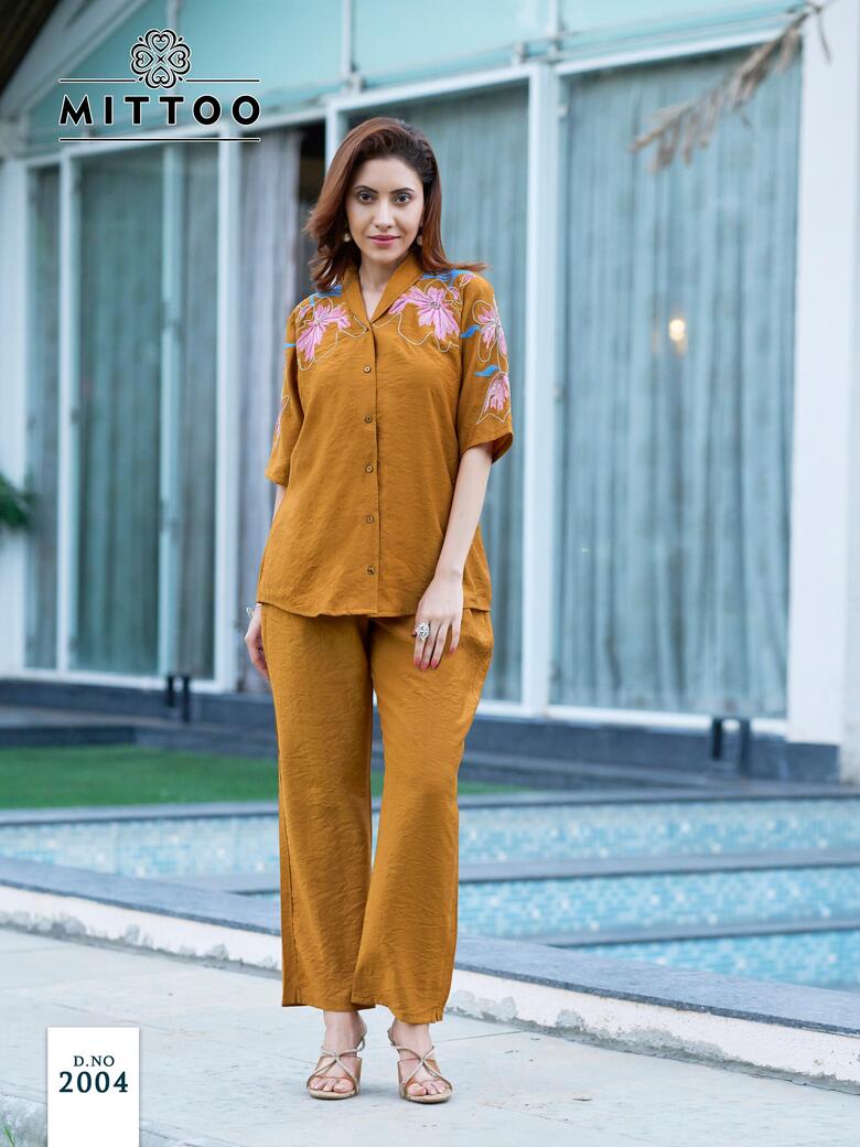Mittoo Kurti Daizy Co Ord Set Catalog collection 5
