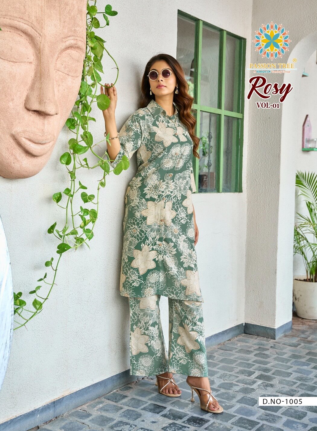 Passion Tree Rosy Kurtis With Bottom Catalog collection 8