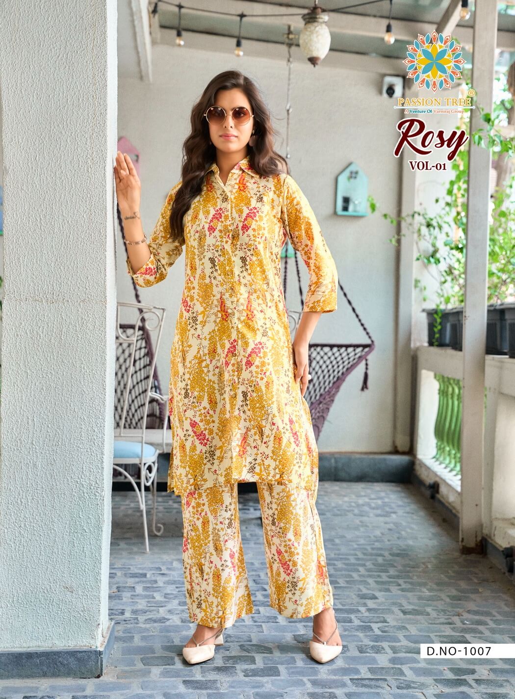 Passion Tree Rosy Kurtis With Bottom Catalog collection 10