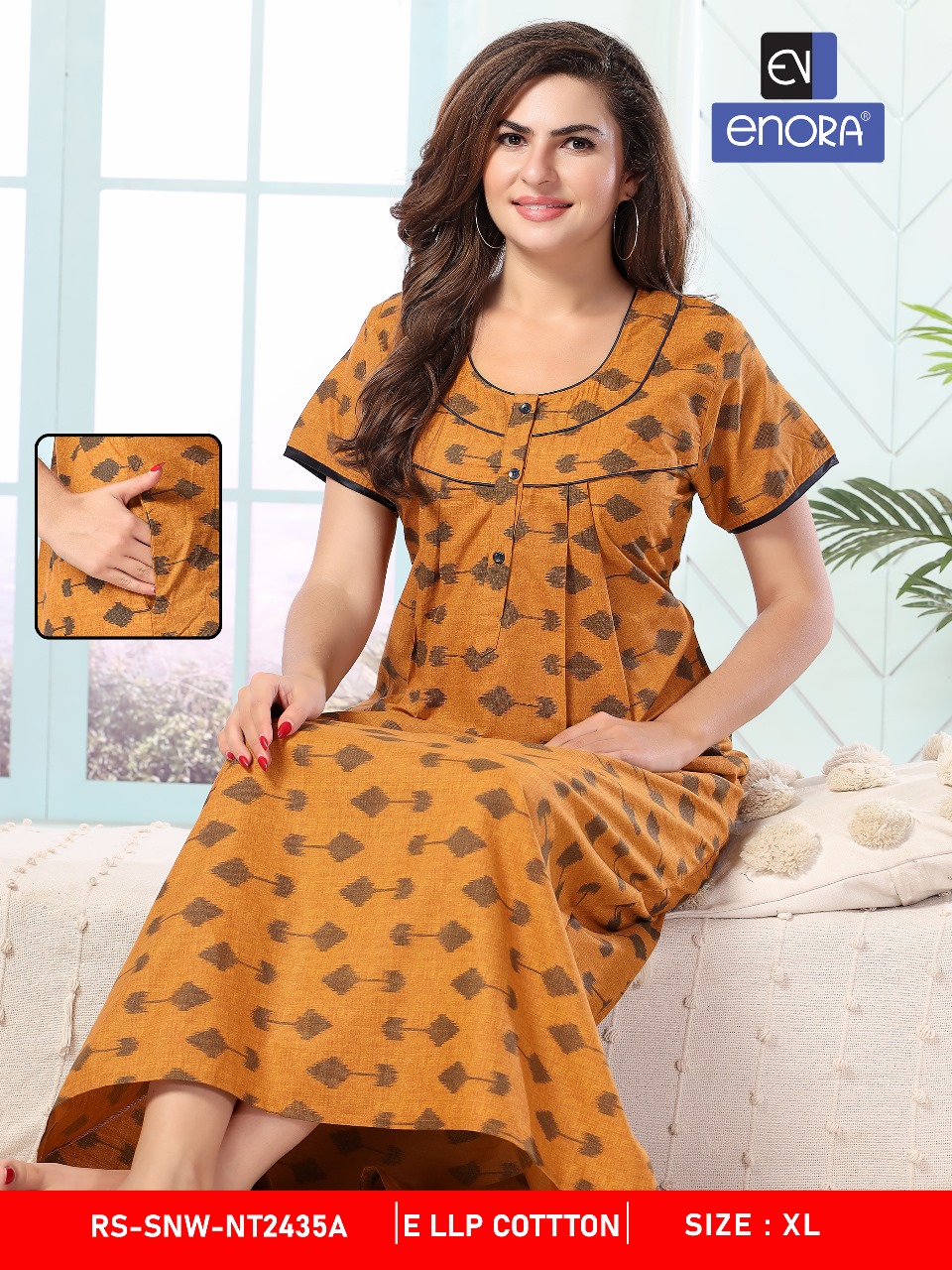 Enora Cotton Four Nighty  Night Dress Catalog collection 2