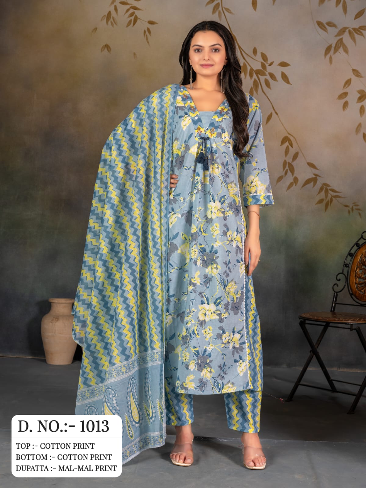 Aarvee Creation Setwise Cotton Salwar Kameez Size Set collection 6