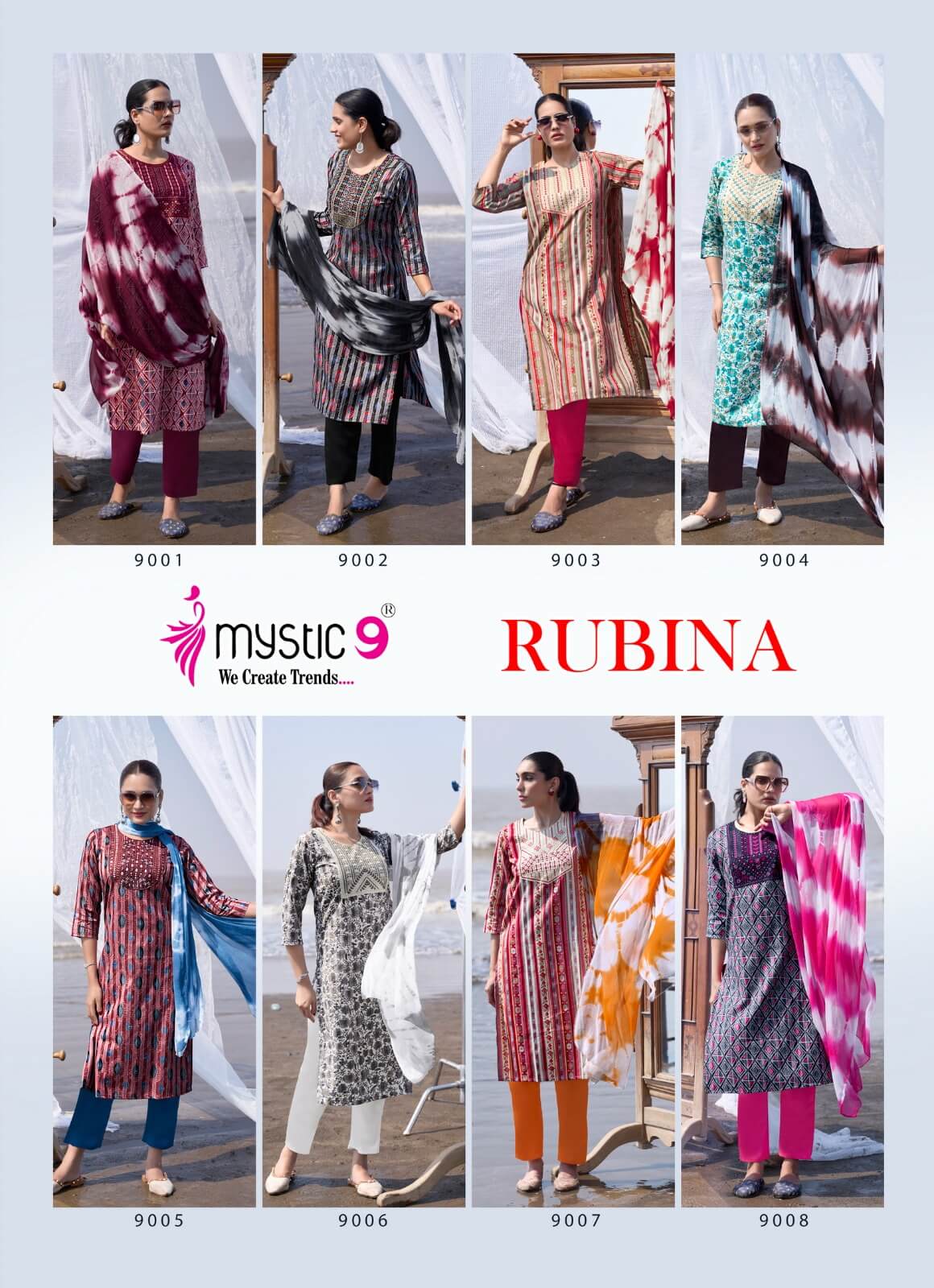 Mystic 9 Rubina Vol 9 Readymade Dress Catalog collection 4