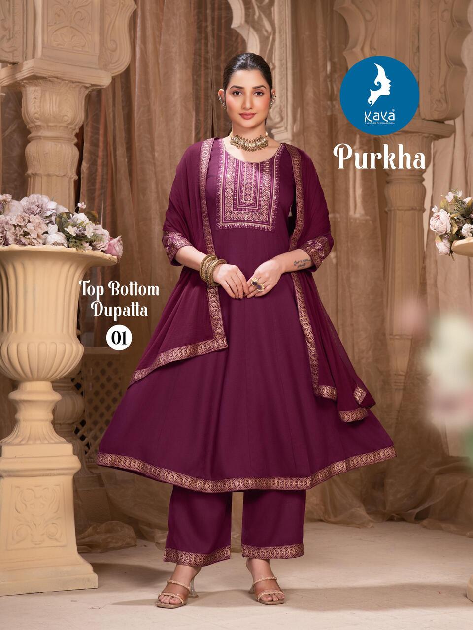 Kaya Kurti Purkha Anarkali Suits Catalog collection 1
