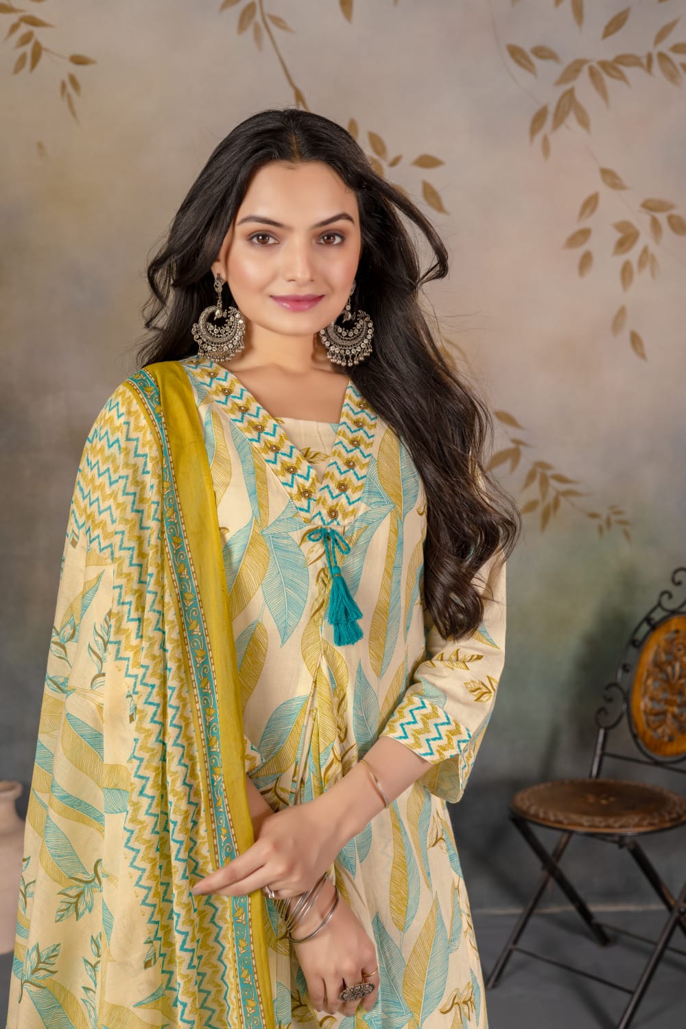 Aarvee Creation Setwise Cotton Salwar Kameez Size Set collection 7