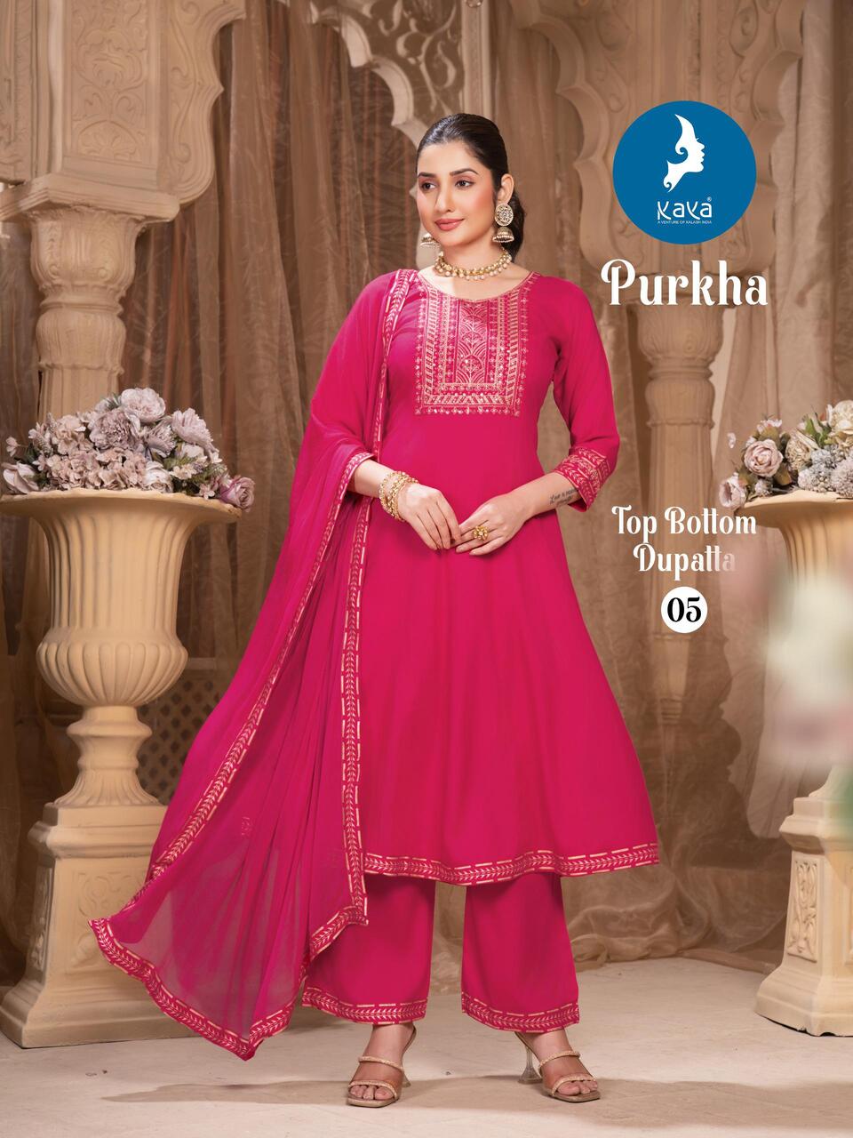 Kaya Kurti Purkha Anarkali Suits Catalog collection 7