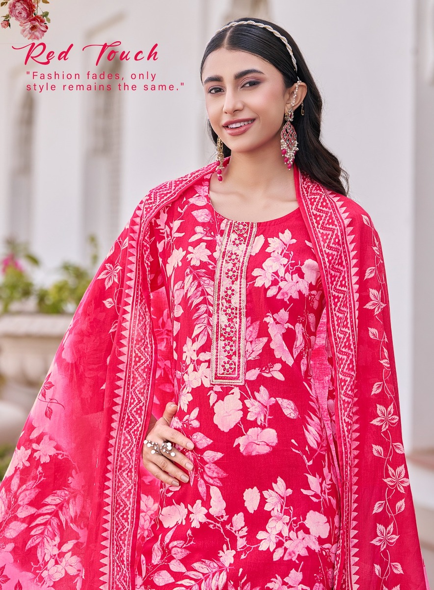 Radhika Lifestyle Poshak Vol 1 Cotton Salwar Kameez Catalog collection 18