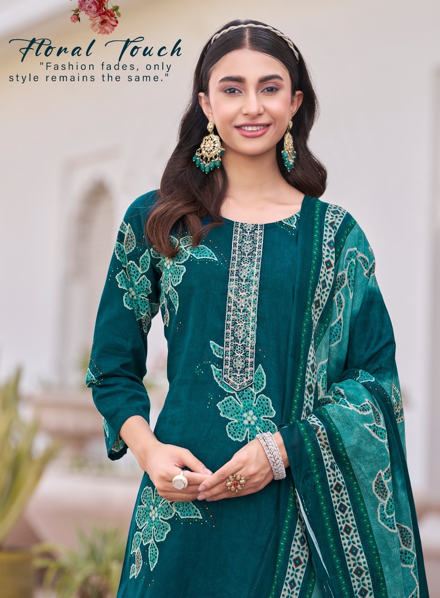 Radhika Lifestyle Poshak Vol 1 Cotton Salwar Kameez Catalog collection 15