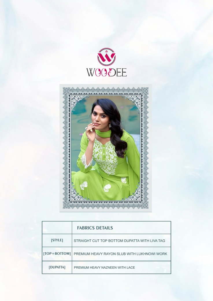 Woodee White Lotus Readymade Dress Catalog collection 10