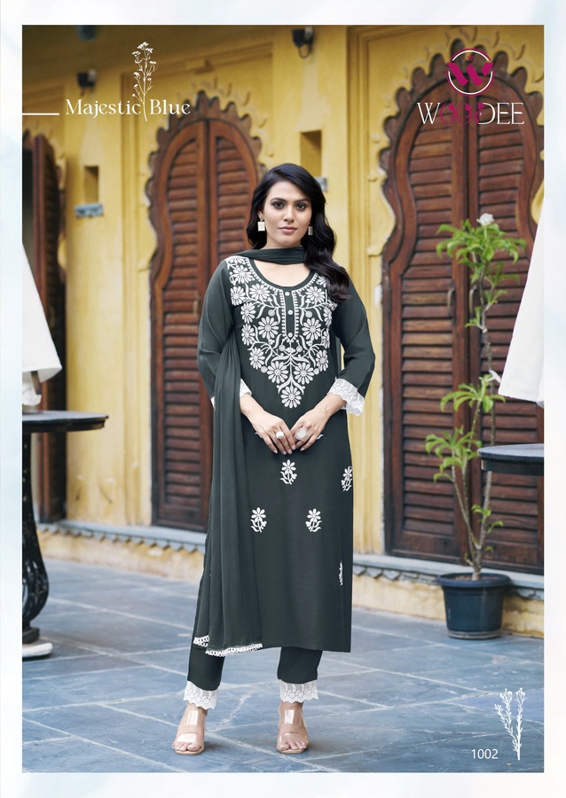Woodee White Lotus Readymade Dress Catalog collection 5