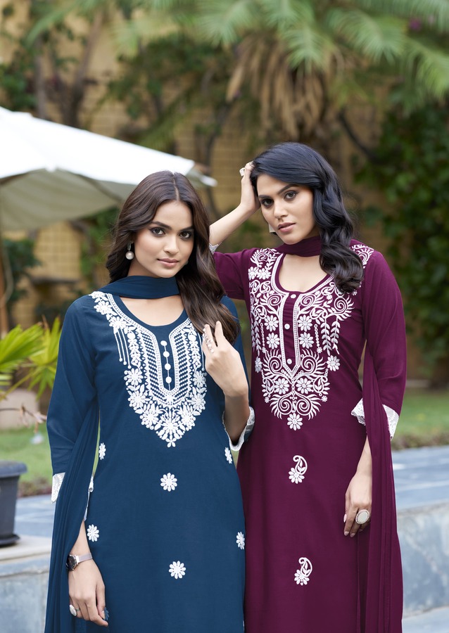 Woodee White Lotus Readymade Dress Catalog collection 8