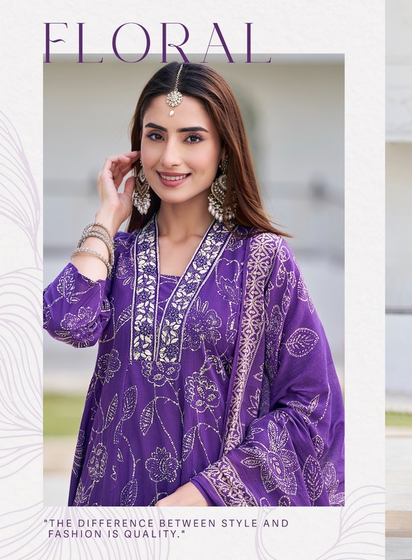 Radhika Lifestyle Summer Garden Printed Salwar Kameez Catalog collection 16