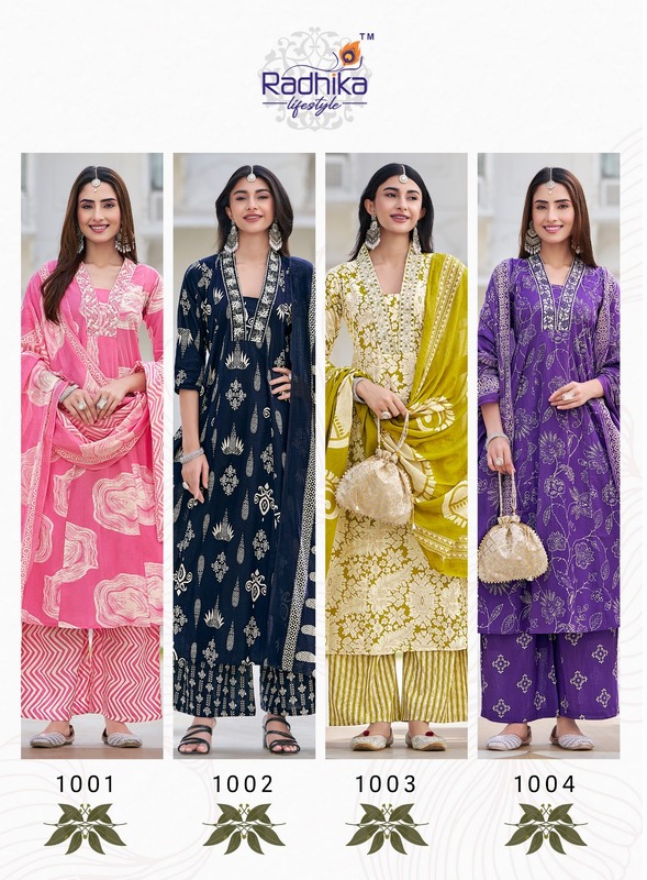 Radhika Lifestyle Summer Garden Printed Salwar Kameez Catalog collection 6