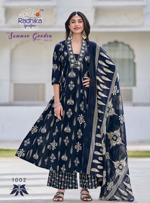 Radhika Lifestyle Summer Garden Printed Salwar Kameez Catalog collection 11