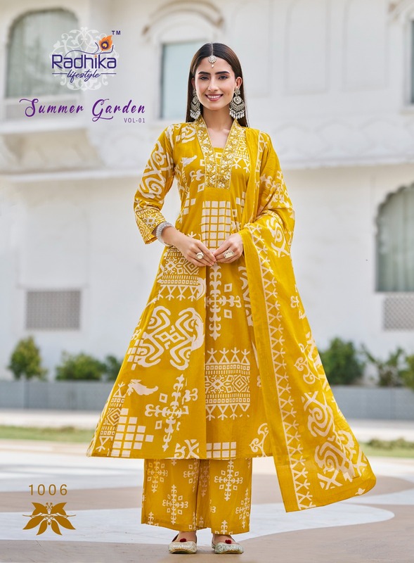 Radhika Lifestyle Summer Garden Printed Salwar Kameez Catalog collection 12