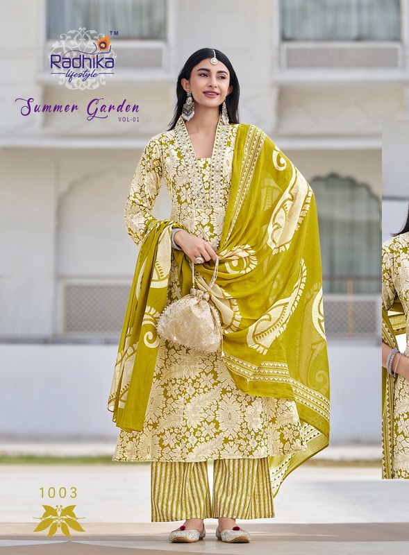 Radhika Lifestyle Summer Garden Printed Salwar Kameez Catalog collection 18
