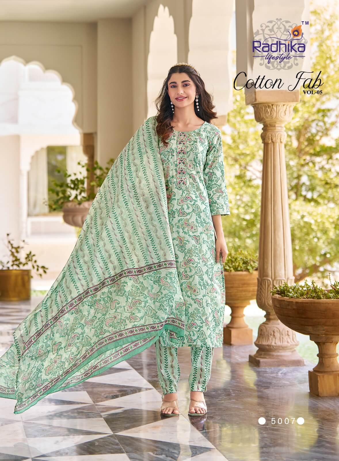 Radhika Lifestyle Cotton Fab Vol 5 Cotton Salwar Catalog collection 10