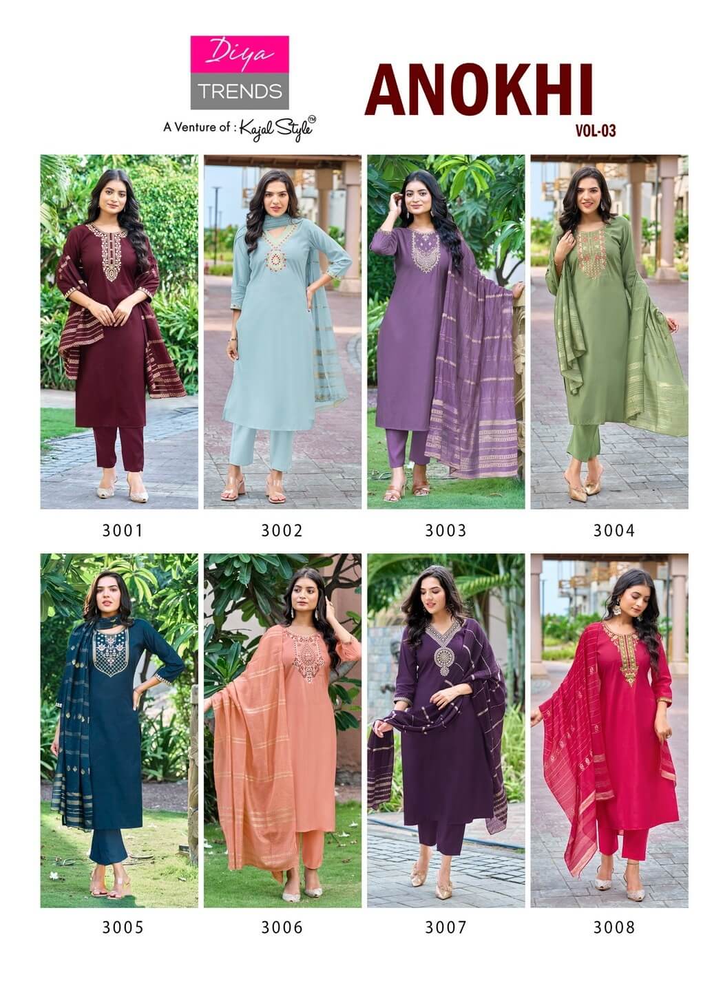Diya Trends Anokhi Vol 3 Readymade Dress Catalog collection 4