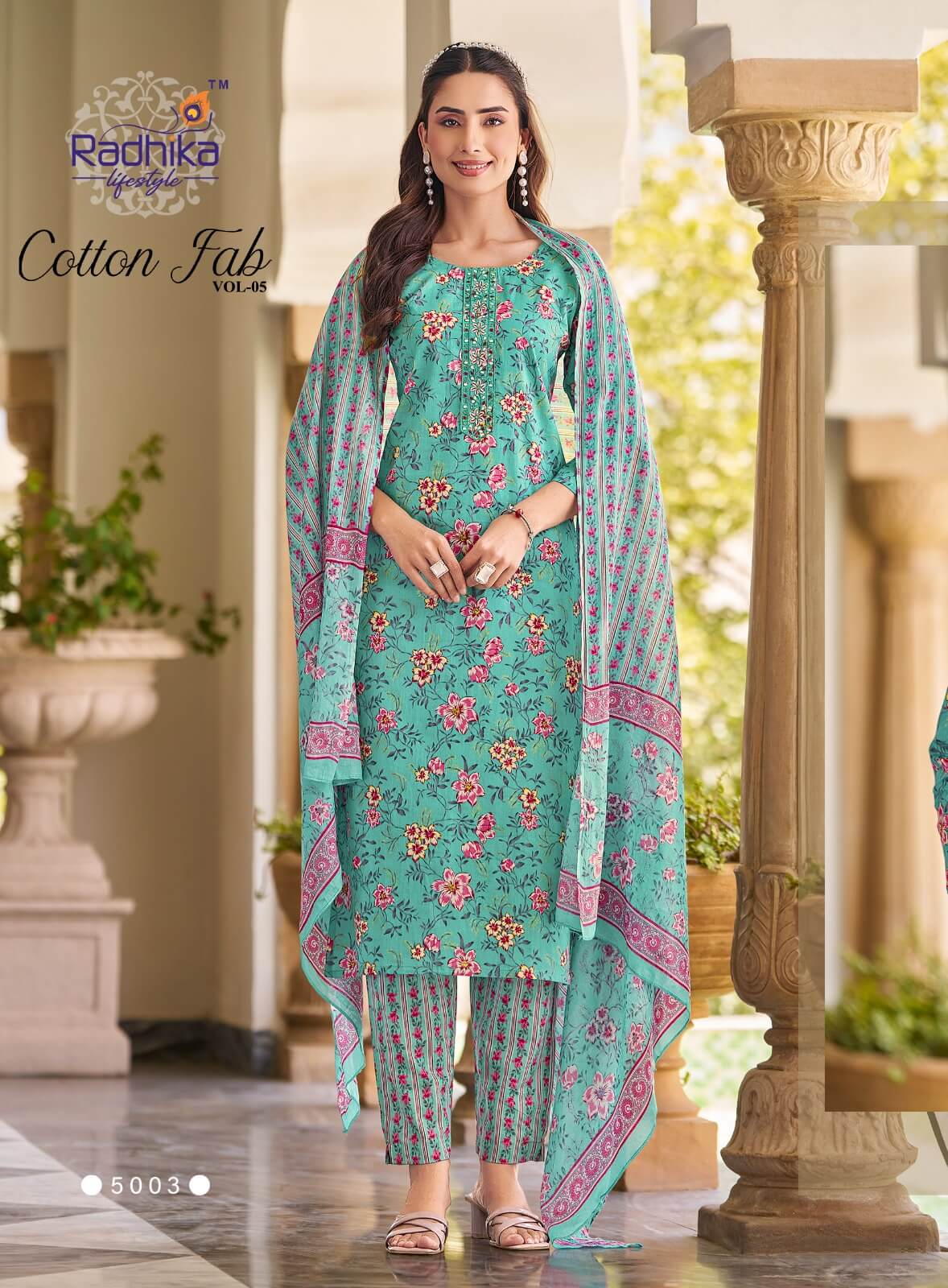 Radhika Lifestyle Cotton Fab Vol 5 Cotton Salwar Catalog collection 19