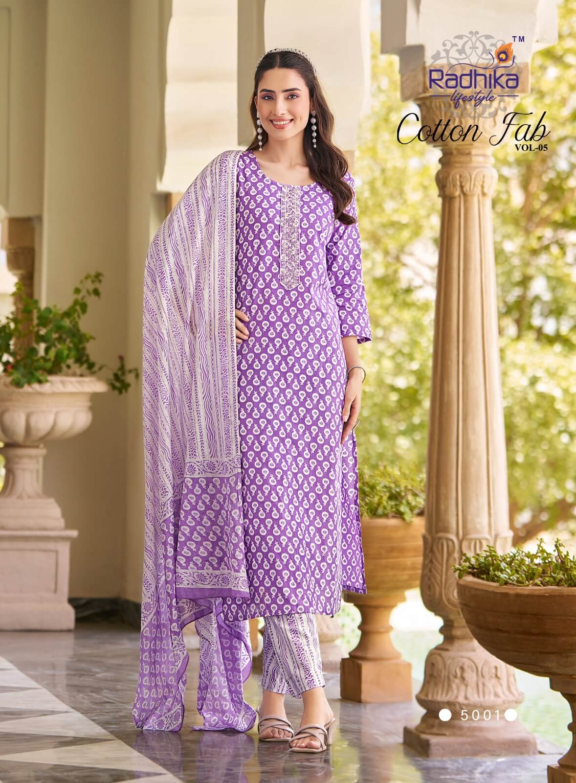 Radhika Lifestyle Cotton Fab Vol 5 Cotton Salwar Catalog collection 4