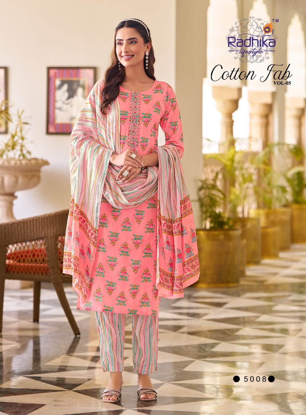 Radhika Lifestyle Cotton Fab Vol 5 Cotton Salwar Catalog collection 2