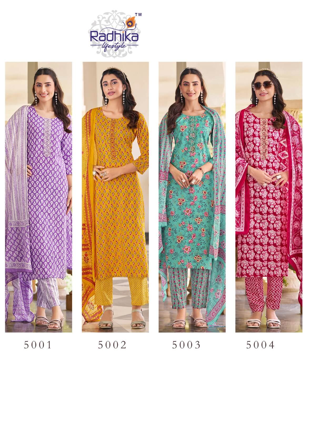 Radhika Lifestyle Cotton Fab Vol 5 Cotton Salwar Catalog collection 9