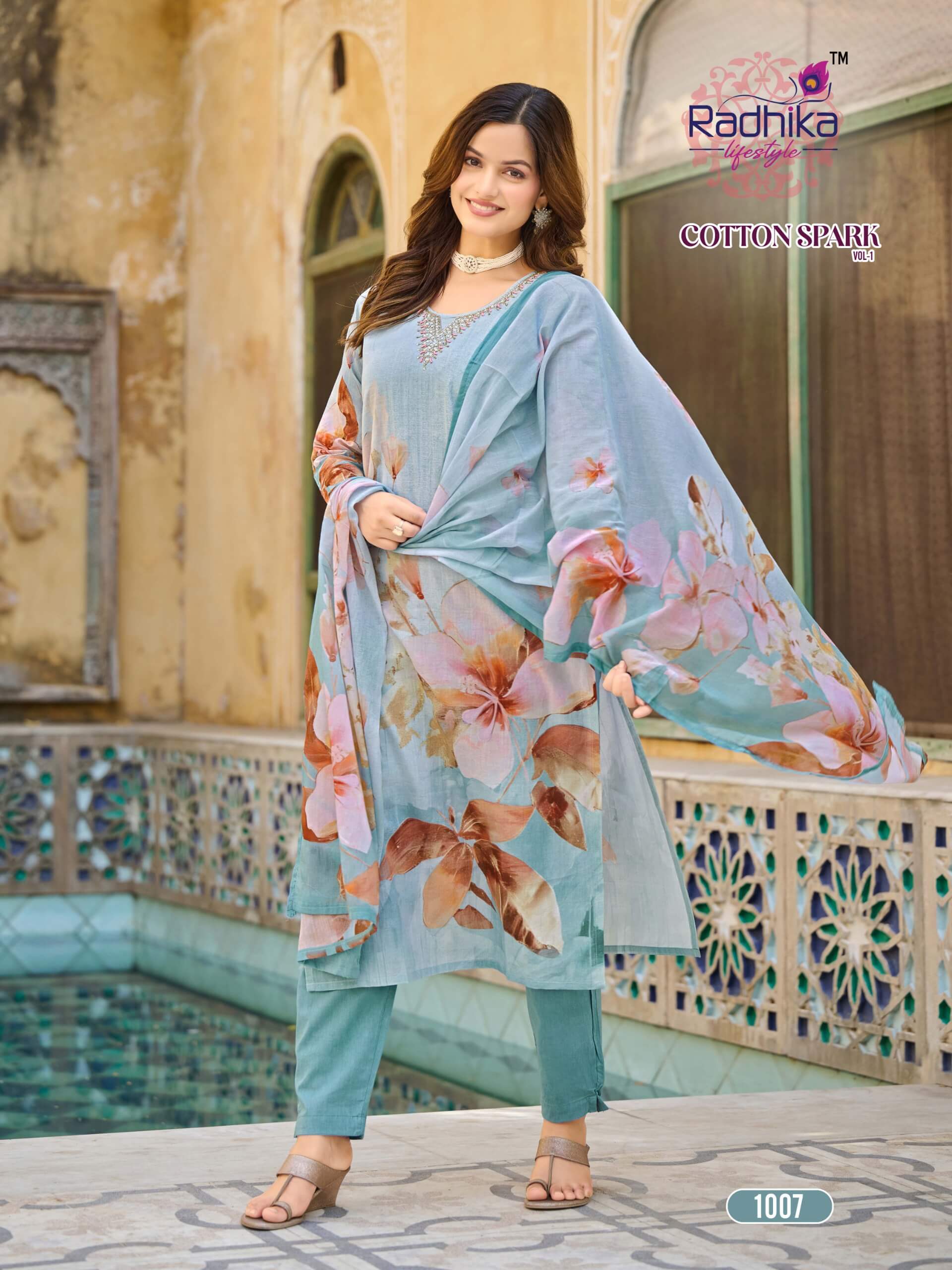 Radhika Lifestyle Cotton Spark Printed Salwar Kameez Catalog collection 3