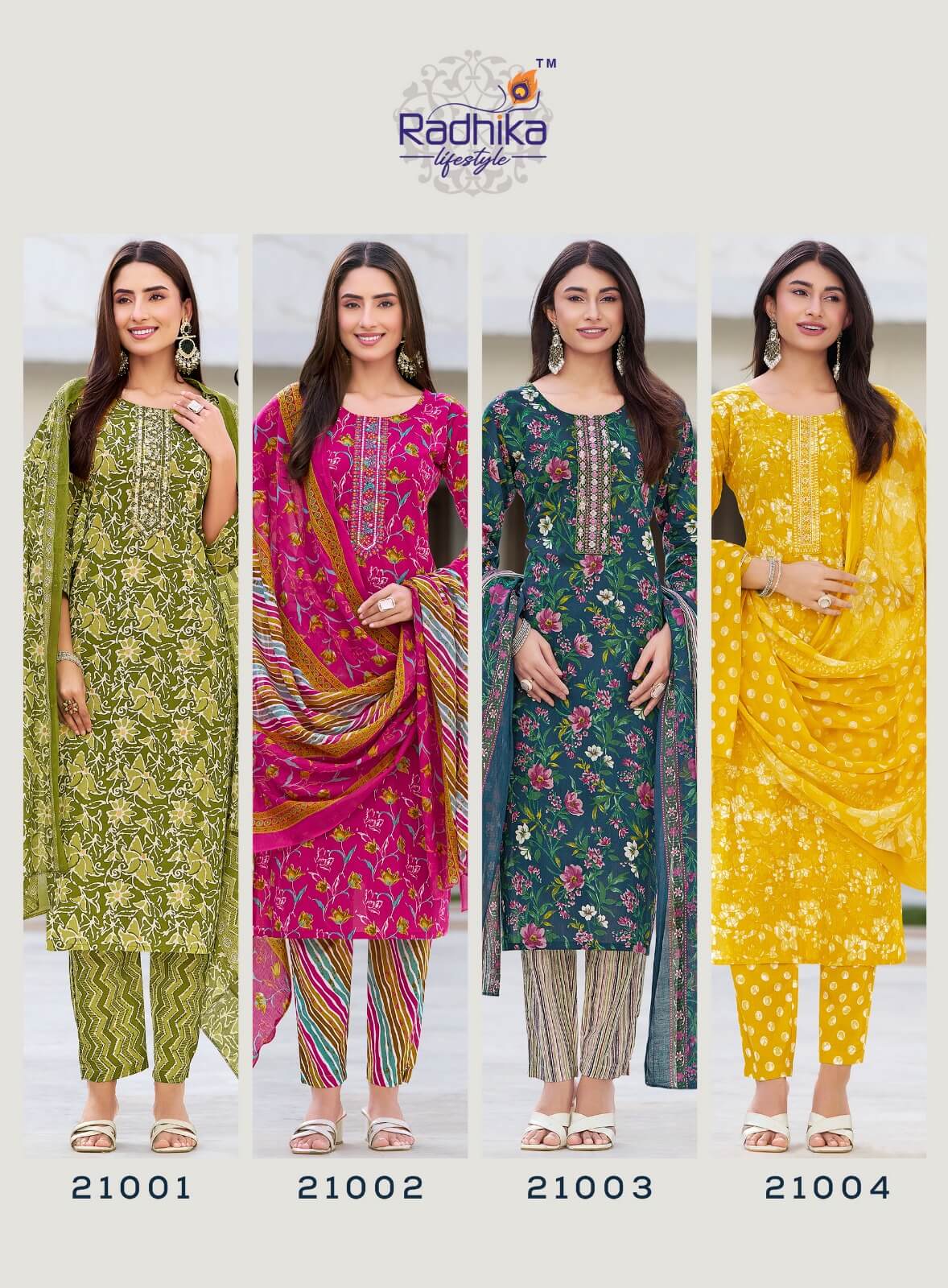 Radhika Lifestyle Cotton Kudi Vol 21 Salwar Kameez Catalog collection 6