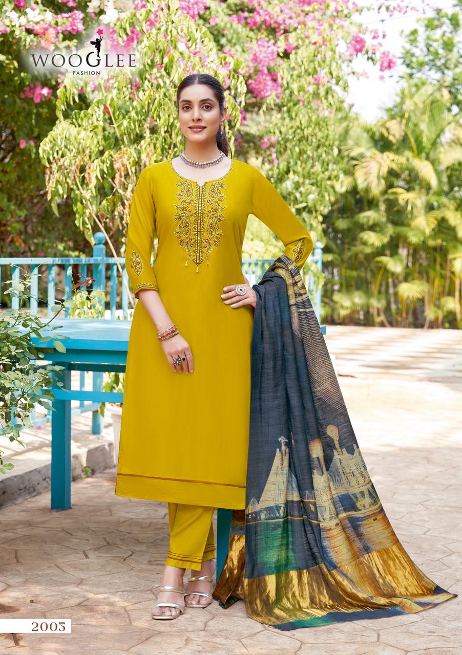 Wooglee Fashion Abhilasha Readymade Dress Catalog collection 1