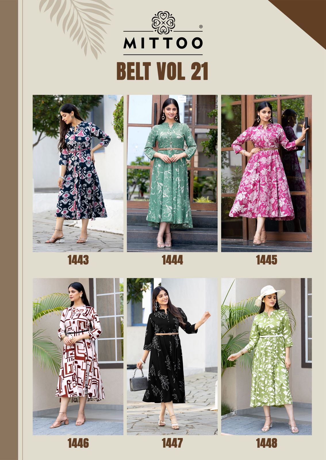 Mittoo Kurti Belt Vol 21 One Piece Dress Catalog collection 10