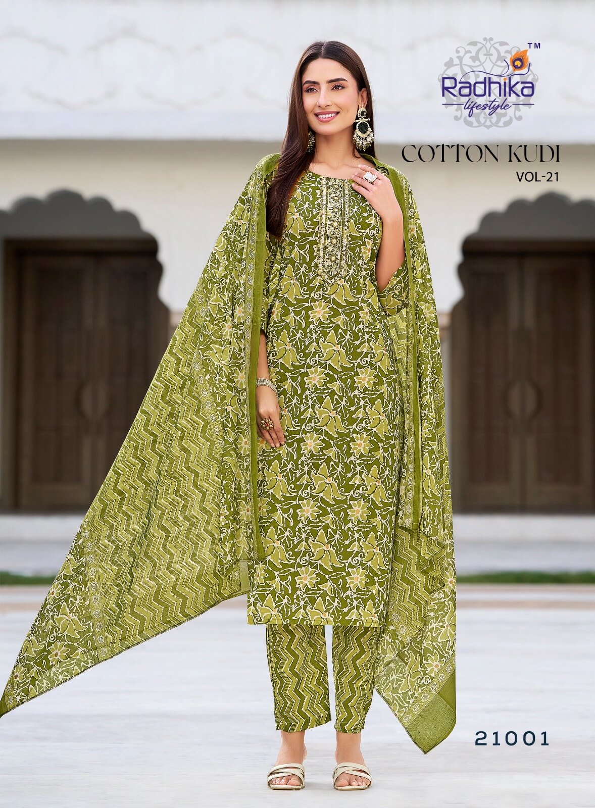Radhika Lifestyle Cotton Kudi Vol 21 Salwar Kameez Catalog collection 3