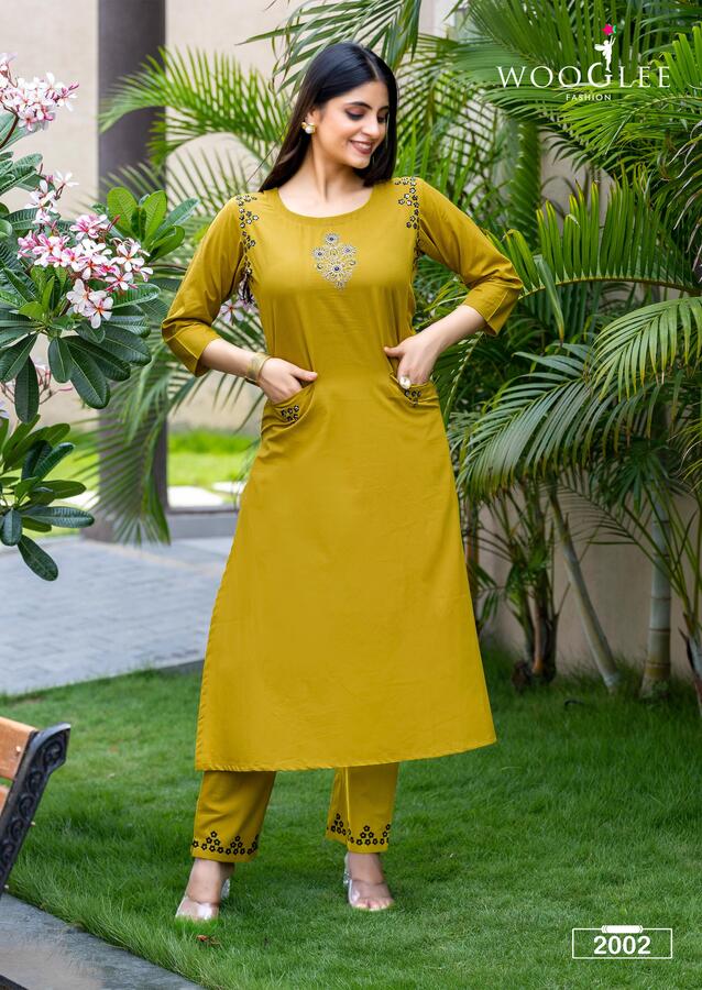 Wooglee Fashion Malvika Kurtis With Bottom Catalog collection 6