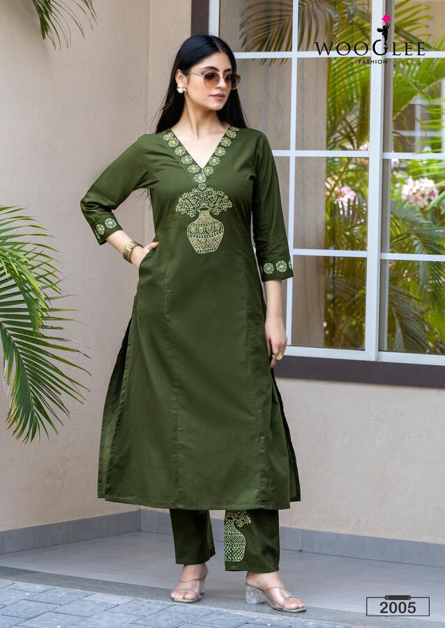 Wooglee Fashion Malvika Kurtis With Bottom Catalog collection 2