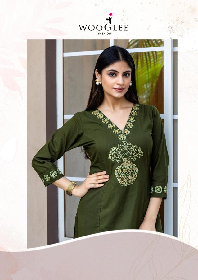 Wooglee Fashion Malvika Kurtis With Bottom Catalog collection 3