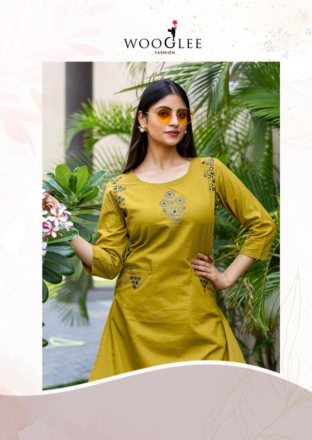 Wooglee Fashion Malvika Kurtis With Bottom Catalog collection 7