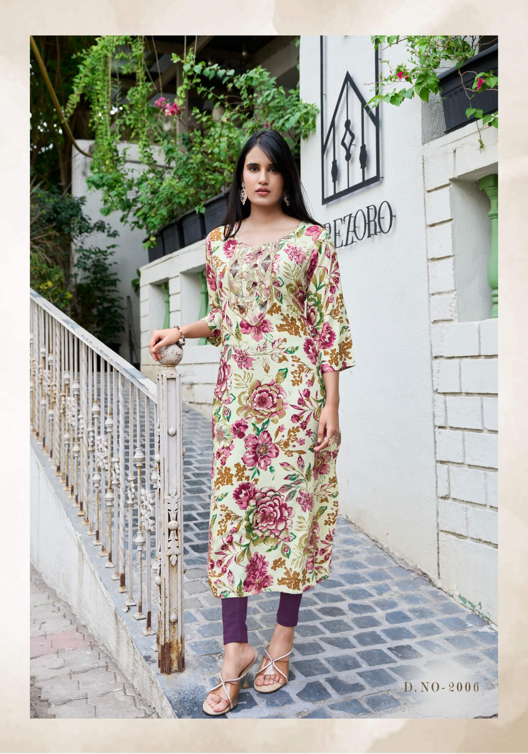 Vaniska Charming Vol 2 Rayon Kurti Catalog collection 3