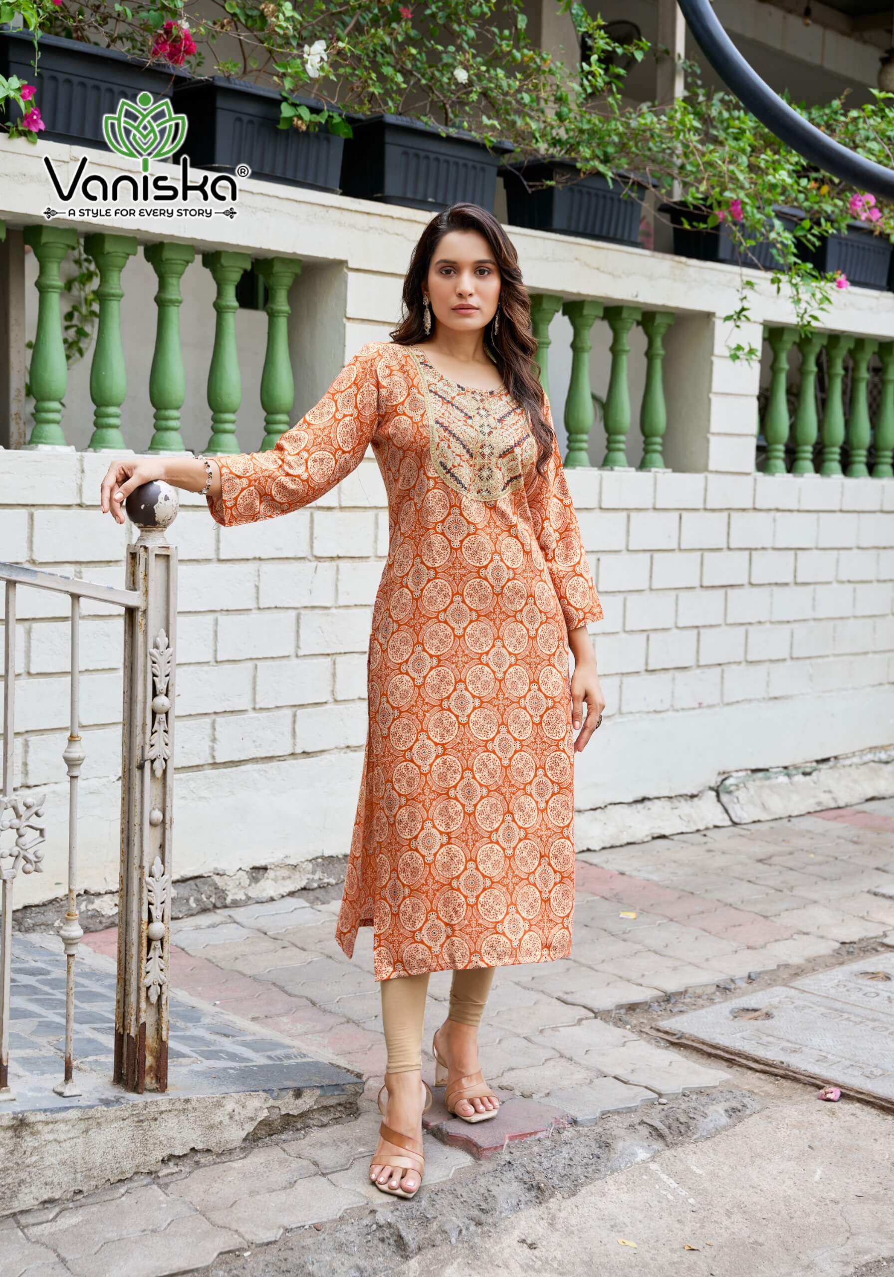Vaniska Charming Vol 2 Rayon Kurti Catalog collection 5