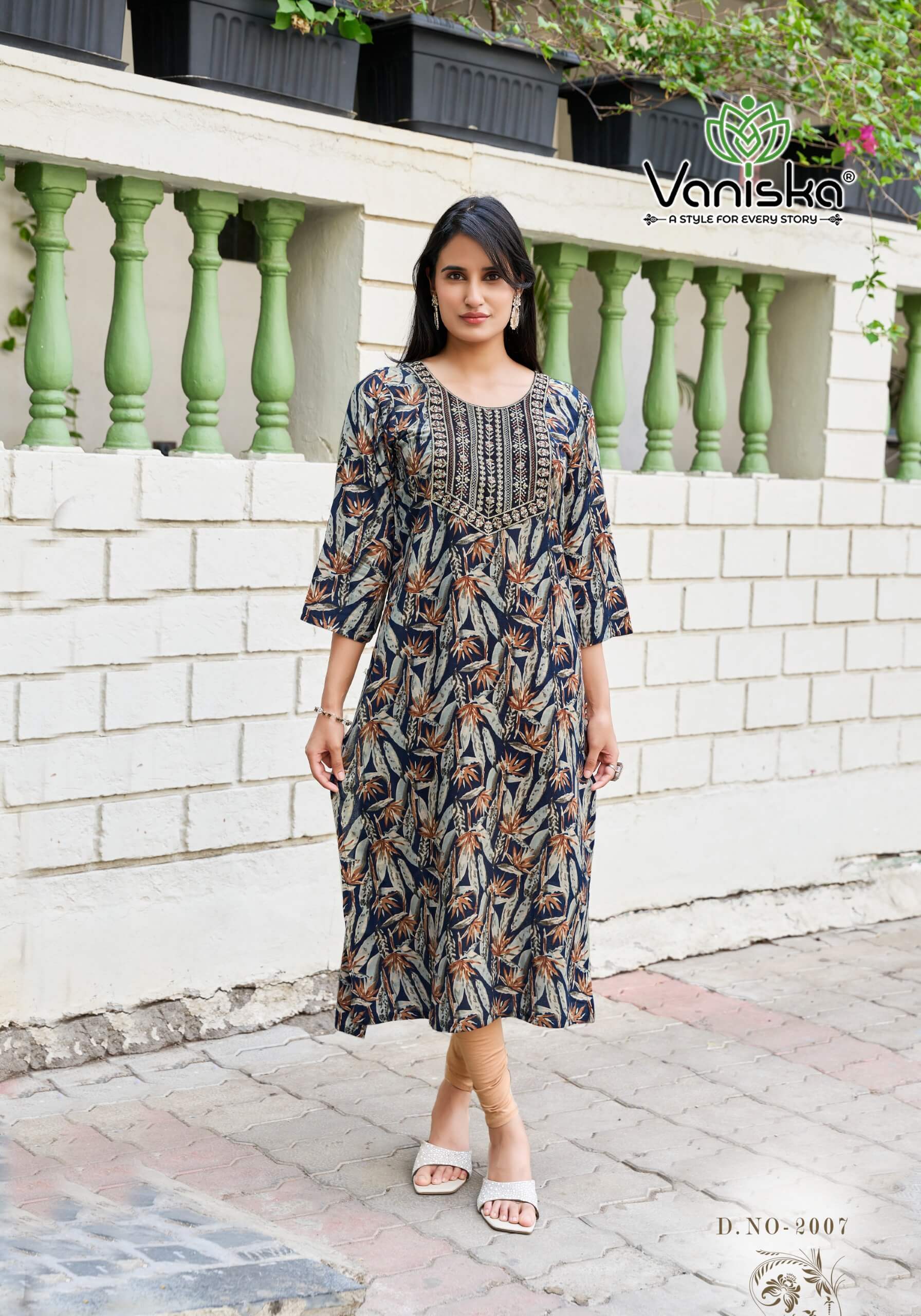 Vaniska Charming Vol 2 Rayon Kurti Catalog collection 11