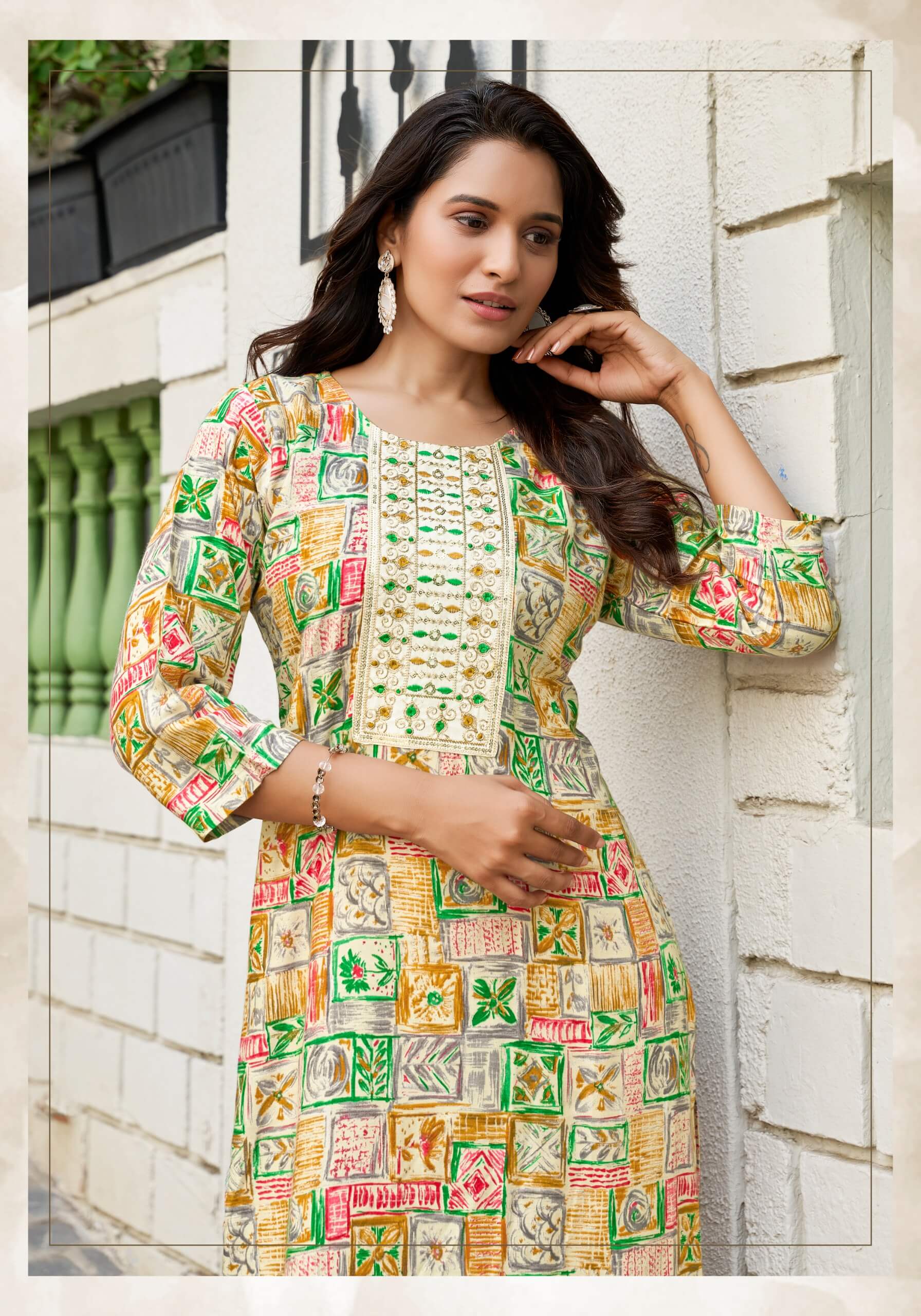 Vaniska Charming Vol 2 Rayon Kurti Catalog collection 17